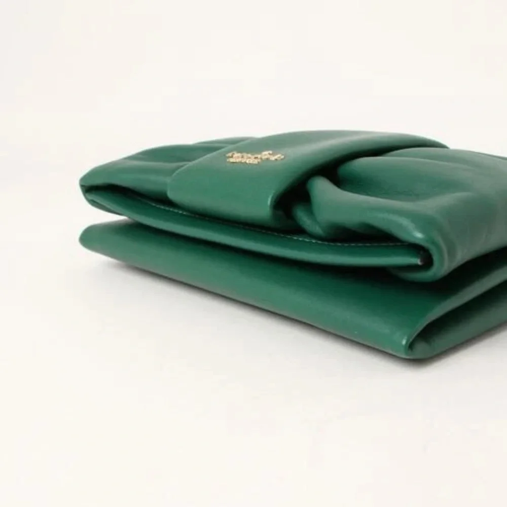 Kate Spade Green Crossbody Bag with Gold Chain